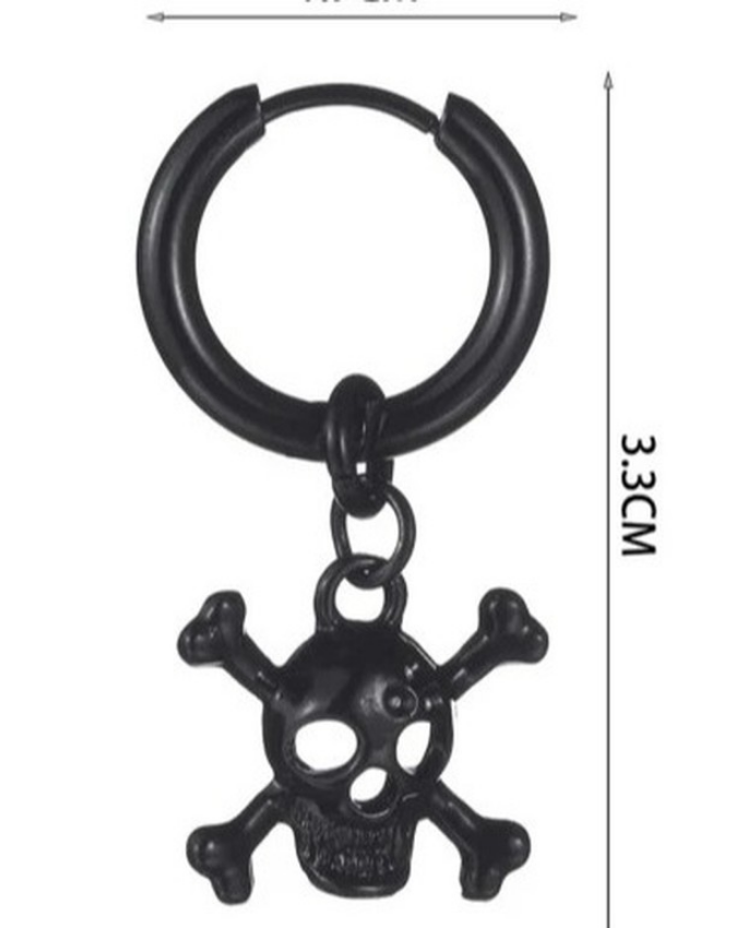 Boucles d'oreilles Têtes de mort