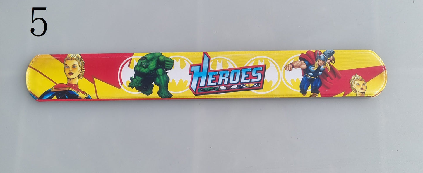 Bracelet à clap super-héros pour enfant