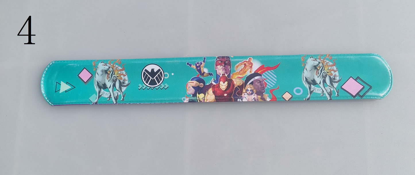 Bracelet à clap super-héros pour enfant