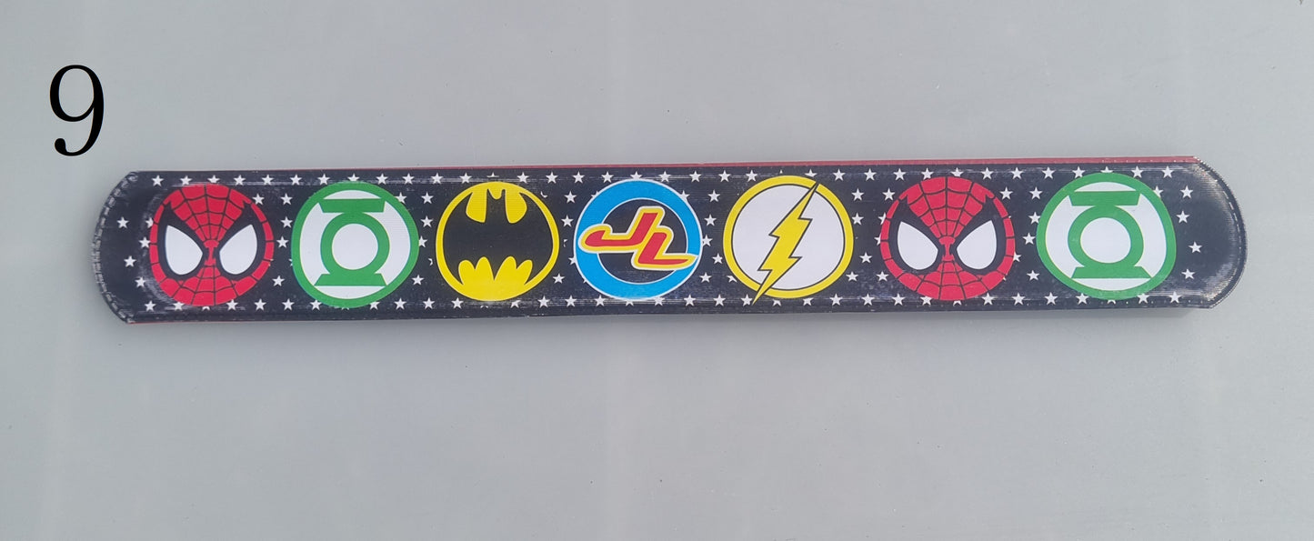Bracelet à clap super-héros pour enfant