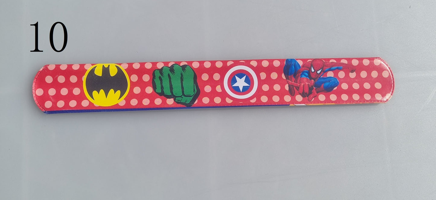 Bracelet à clap super-héros pour enfant