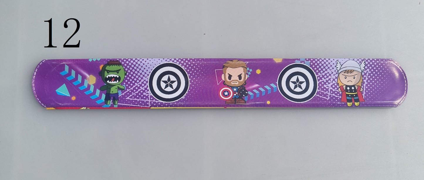 Bracelet à clap super-héros pour enfant