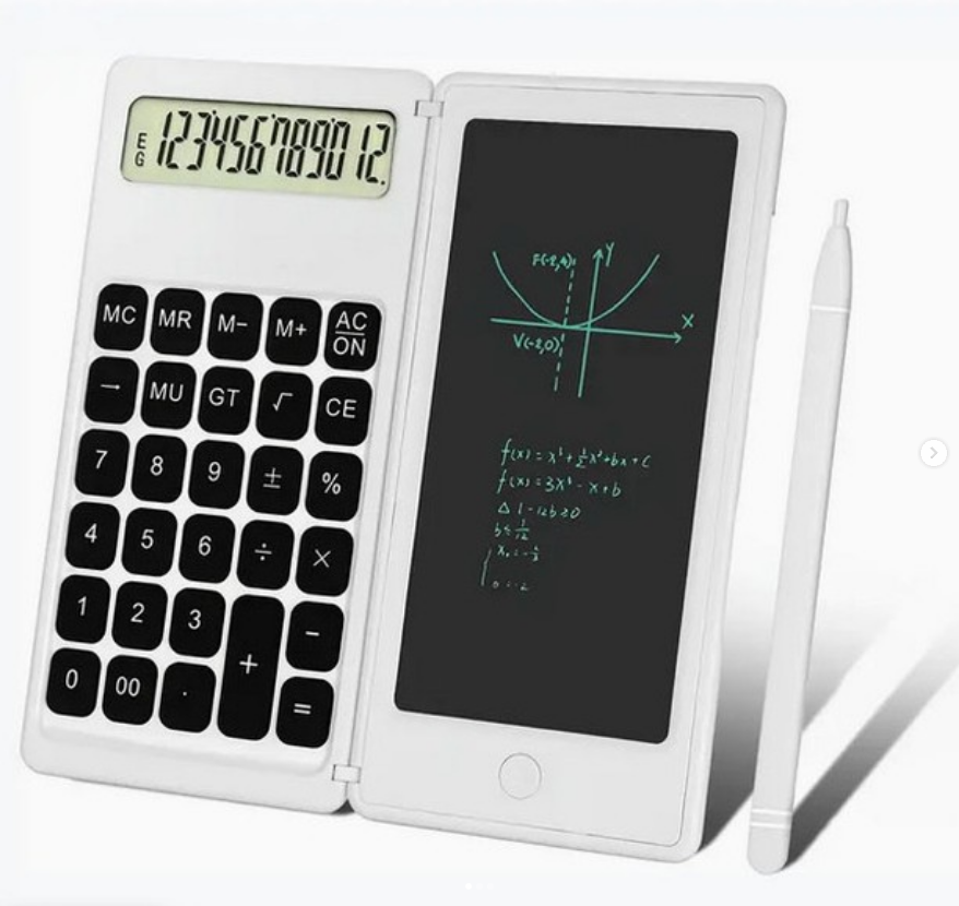 Calculatrice avec tableau d'écriture