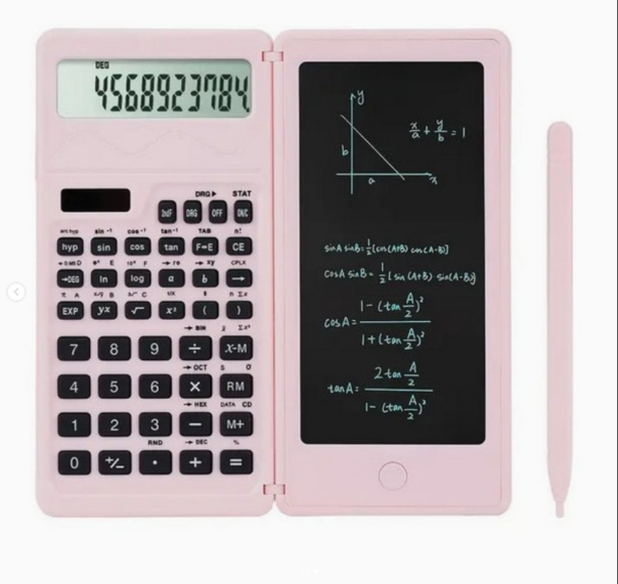 Calculatrice avec tableau d'écriture