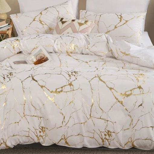 Housse de couette marbrée