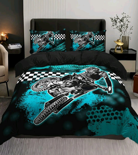 Housse de couette "Motocross"