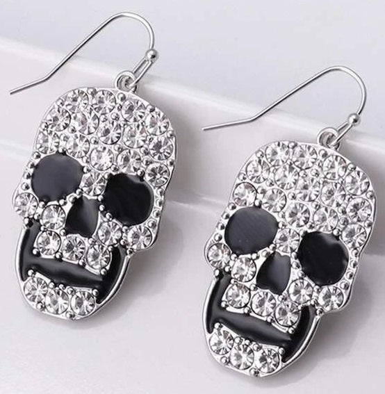Boucles d'oreilles Têtes de mort