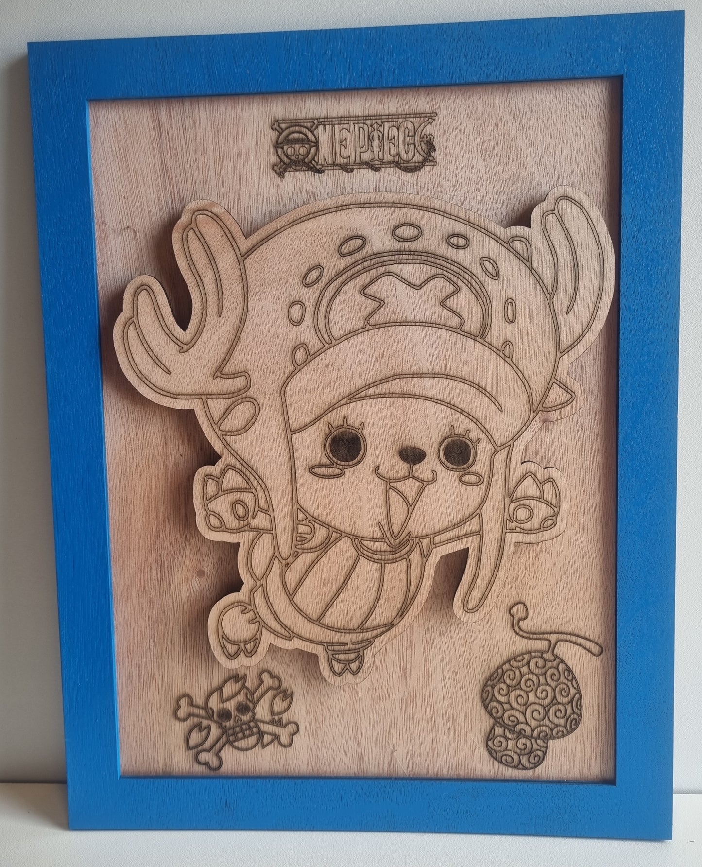Tableau lumineux en bois "One Piece"