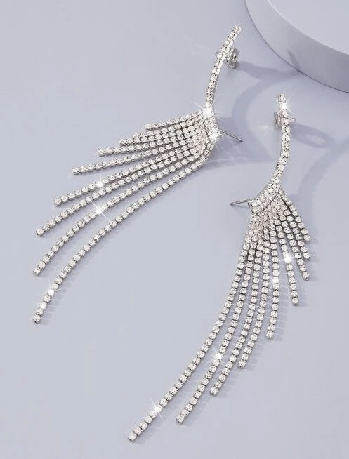 Boucle d'oreille à franges