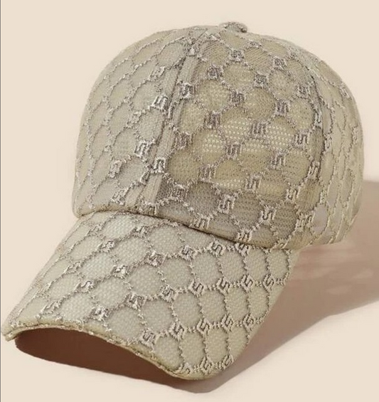 Casquette brodée style "Gucci"