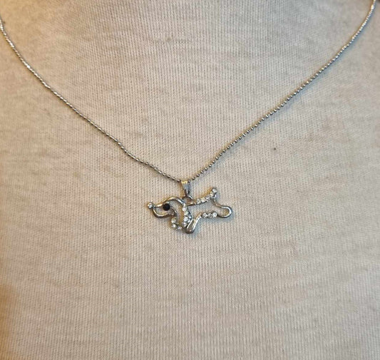 Colliers argentés à pendentifs divers