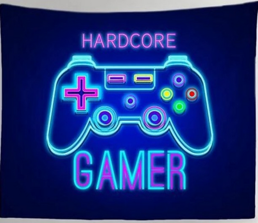 Tapisserie "Hardcore Gamer"