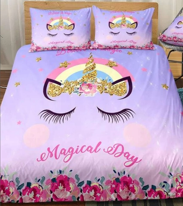 Housse de couette "Believe in magic , Magical Day"