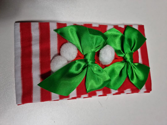 Chaussettes hautes rayées de Noël