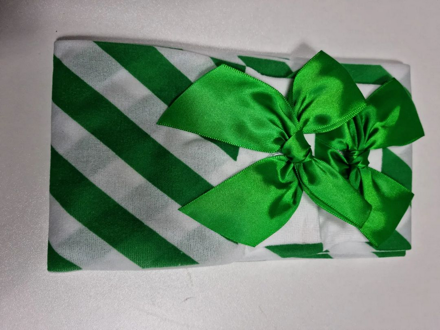 Chaussettes hautes rayées de Noël