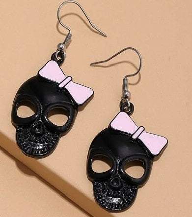 Boucles d'oreilles Têtes de mort