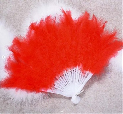 Eventail en plume